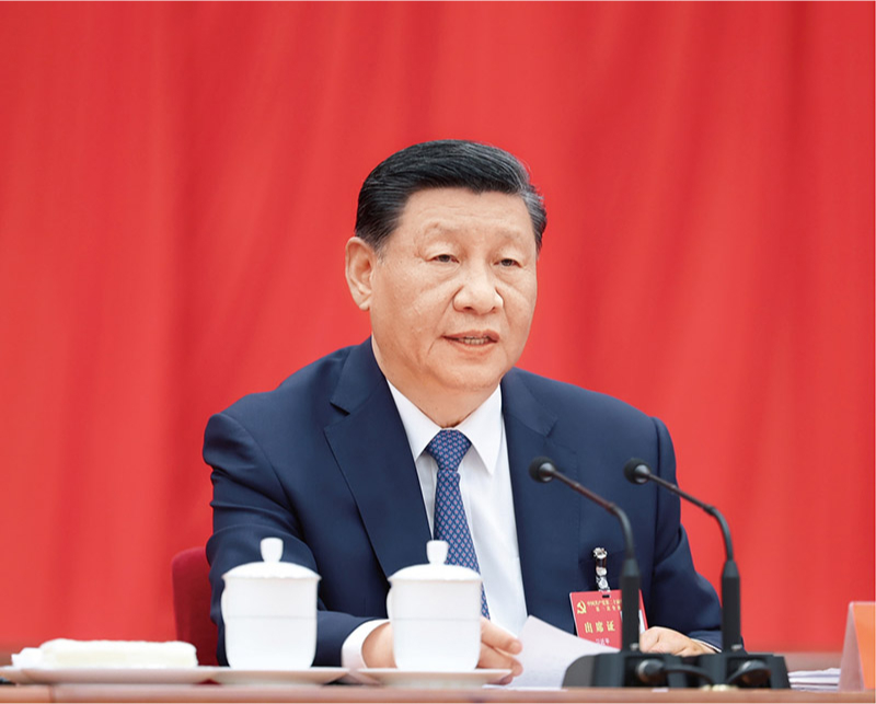 　　中國共產(chǎn)黨第二十屆中央委員會(huì )第三次全體會(huì )議，于2024年7月15日至18日在北京舉行。中央委員會(huì )總書(shū)記習近平作重要講話(huà)。 新華社記者 鞠鵬/攝